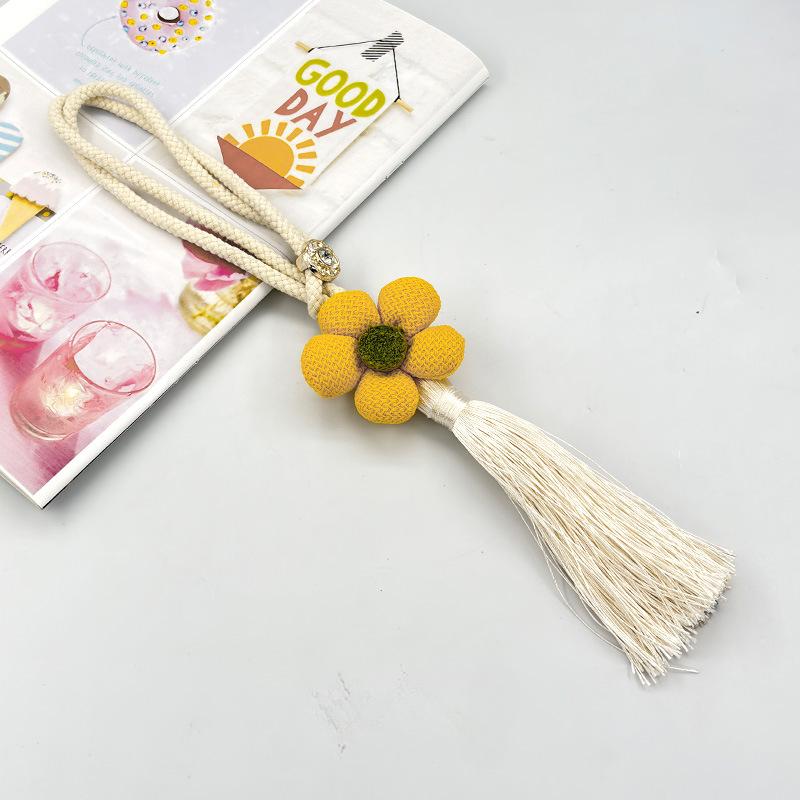 Curtain Straps Binding Ropes Long Straps Cute Hanging Balls Storage Buckles Flower Accessories and Auxiliary Materials