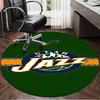 Jazz Basketball Team Round Rug for Livingroom,Bedroom, Palyroom, Chair Rug, Area rug, Circle Carpet, Large Size Fan Christmas gift
