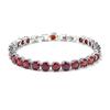 Super Flash Zircon Bracelet 6mm Multicolor Optional Jewelry Bracelet Platinum Plated Ladies Diamond Bracelet