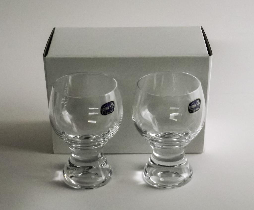 Bohemian Glass Gina Glass Wine Glass Set of 2