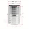 1PC Hose Barb Fittings, 3 Pack 1-1/2" Inch Aluminum Alloy Hose Barbed Splicer Mender Union Coupler Fitting Coolant Intercooler Heat Exchanger Fluid