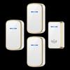 International Long-range Wireless Doorbell with Multi-Plug Compatibility (EU/US/UK/AU) - One-to-Three 433 MHz