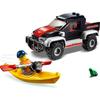 LEGO City Kayak and Off-Road Vehicle 60240 Building Blocks Toy for Boys