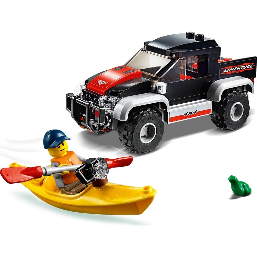 LEGO City Kayak and Off-Road Vehicle 60240 Building Blocks Toy for Boys