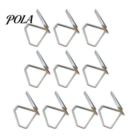 Office Memo Holder 10 Pcs Table Number Holders, Diamond Shape Photo Clips, Small Business Card Display Stands, Metal Place for Wedding Anniversary
