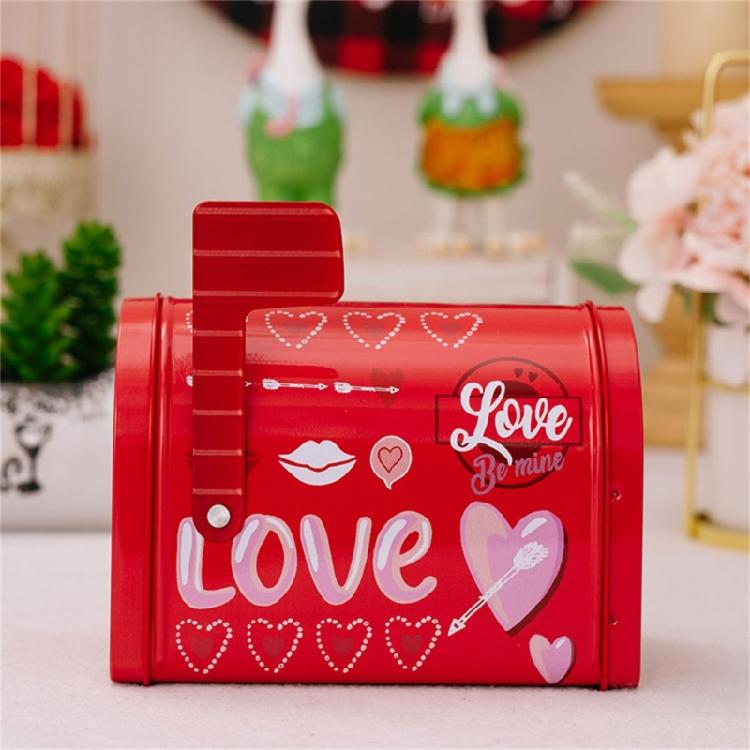 Mini Handy Container Iron Gift Box for Loose Leaf Tea Mailbox Ornaments