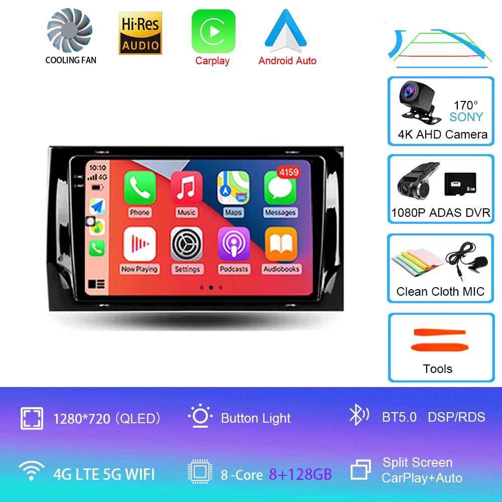 Car Radio Android 14 Carplay Auto For Skoda Kodiaq 2016 - 2021 Karoq NU7 2017 - 2021 Multimedia GSP 2Din Video DVD Player Stereo