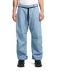 Loose Fit Pleated 3D Denim Pant D24487-D953-H167 Blue