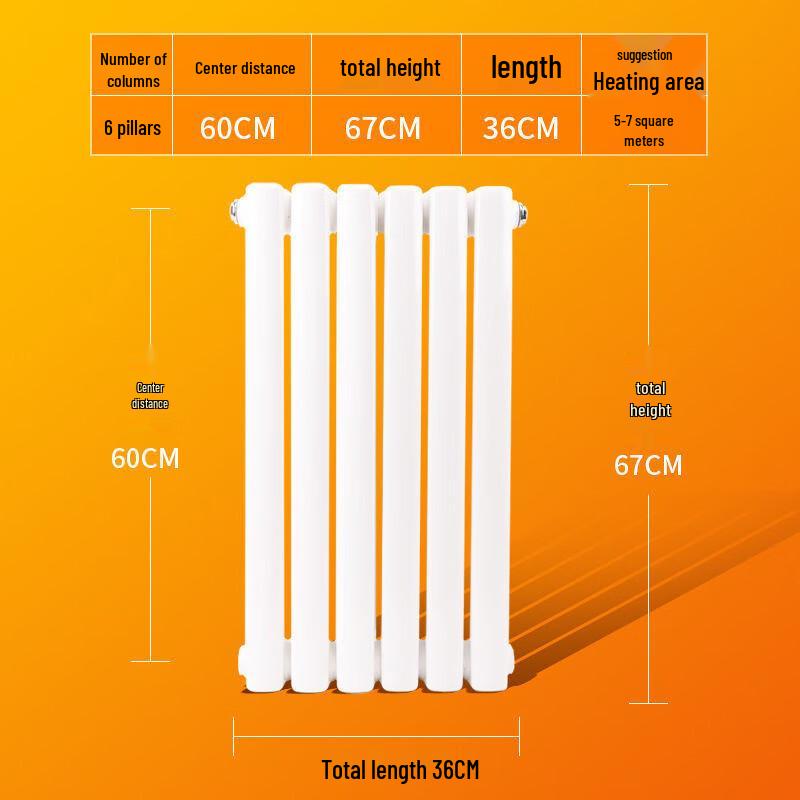 

Xin Aik Wall-Mounted Steel Hot Water Radiator