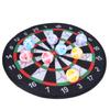 Durable Flannelette Lightweight Cartoon Children Suction Cup Dartboard Indoor Outdoor Sports Throwing Stick Ball Toy
