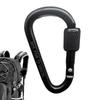 6pcs/set Aluminum Alloy Carabiner D Ring Tent Rope Tensioner Tent Wind Rope Buckles Backpack Buckle Hook For Camping Accessory