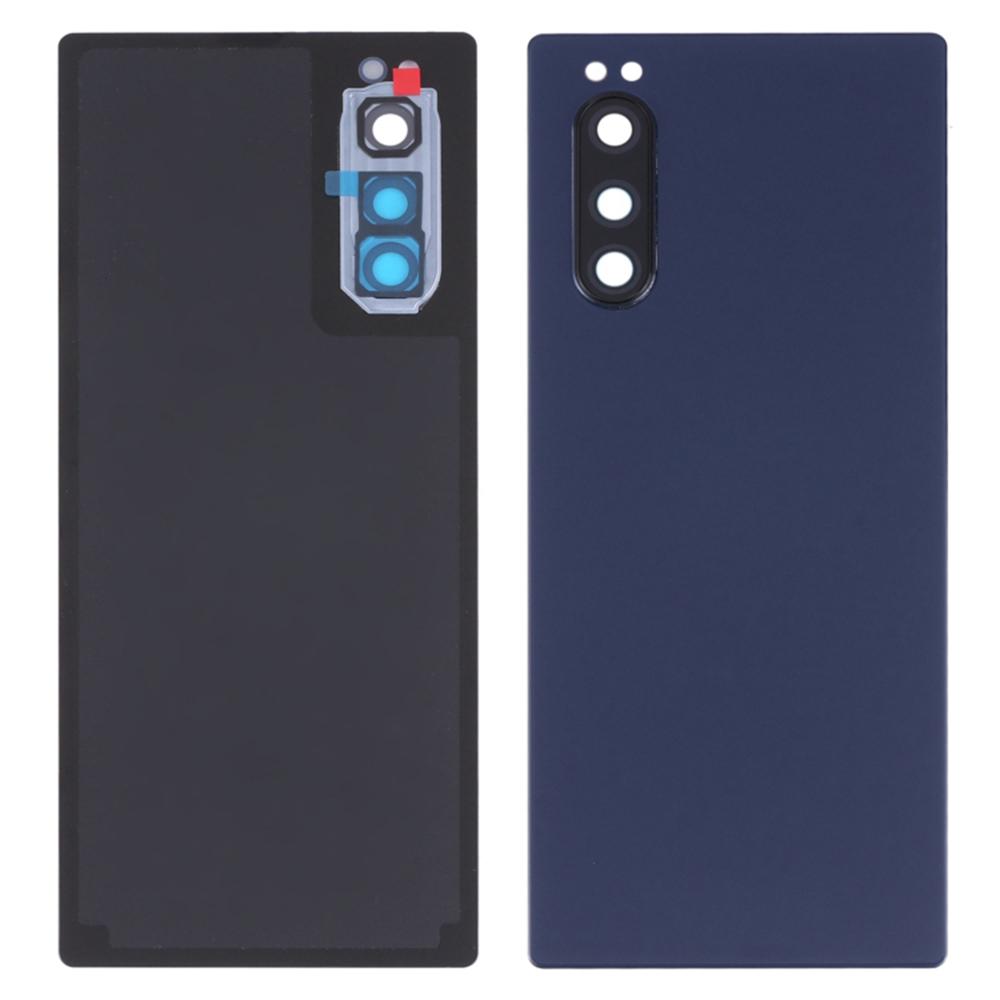 

For Sony Xperia 5 OEM Battery Housing Cover Repair Part+Camera Lens Cover Blue