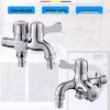 Dual-Outlet Washing Machine Faucet
