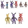 Vibrant 6pcs Fnaf Five Nights At Freddy's Light Up Action Figures For Kids