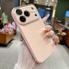 Summer solid color becomes larger in seconds, and the window is suitable for Apple 17promax mobile phone case iPhone16pro all-inclusive 14/15.