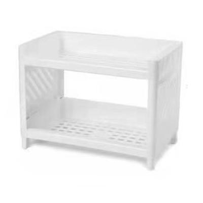Étagère de Rangement de Bureau Multifonctionnelle Pratique Durable Organisateur de Bureau pour Chambre à Coucher Blanc