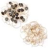 26Pcs DIY Wine Glass Charm Rings Letters Pendant Wine Glass Hoops  Wedding Party Decor