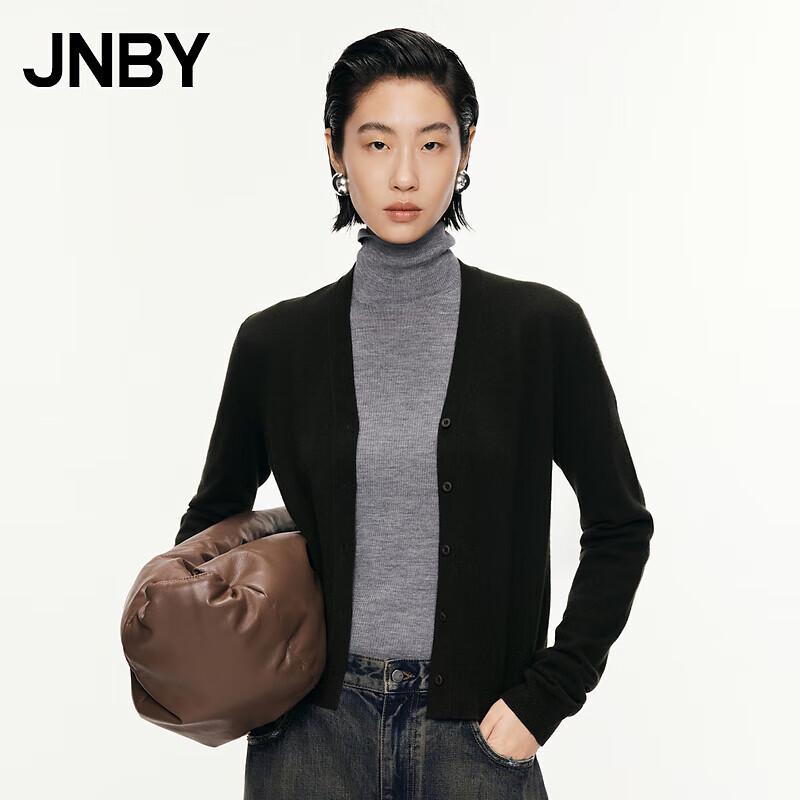 JNBY Women's Slim Fit Cashmere V-Neck Knit Sweater