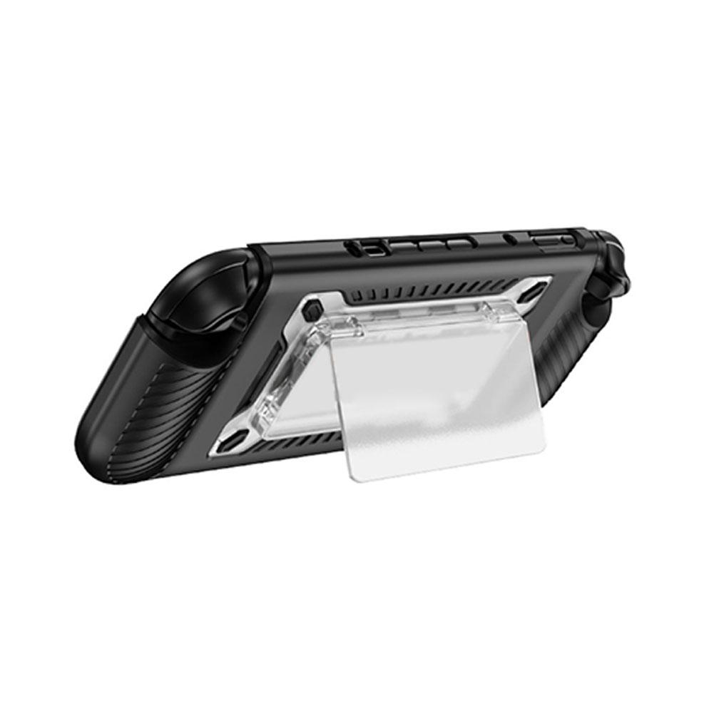 2IN1 Game Console Protective Case For Switch OLED 2 With Card Slot And Holder TPU Anti Fall Anti Slip Protective Shell Accessory