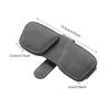 Car Sunglasses Holder Clip Eyeglasses Hanger Clip PU Leather Practical Magnetism for Different Size Eyeglasses Eyeglass Holder