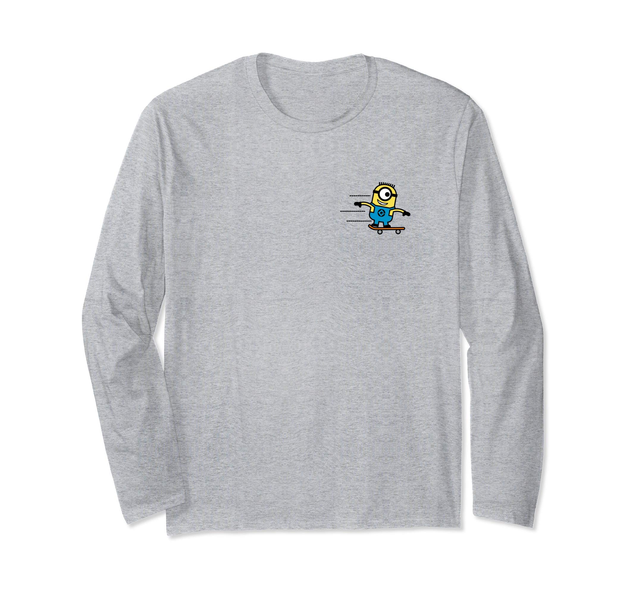 

Миньон MINION SKATEBOARD CARL футболка с длинным рукавом серый