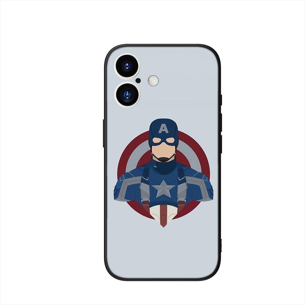 Para Samsung Galaxy A07 A13 A12 A14 A23 A50 A51 A52 A53 A70 A71 A72 Note 20 9 8 10 Funda Marvel Escudo del Capitán América Superhéroe