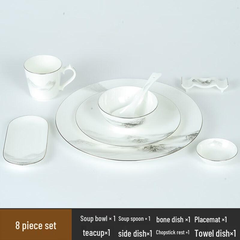 Sweet & Elegant Chinese Bone China Dinnerware Set