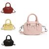 Mini Trendy Shoulder Bag With Sewn Detail And Inner Pouch For Casual Outings