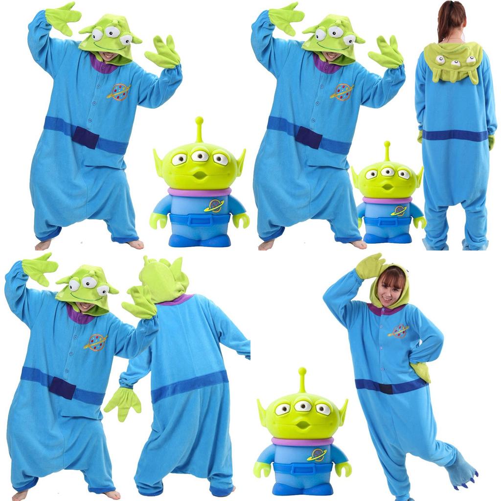 Spielzeug Aliens Story Unisex Cosplay Kostüm Onesie Nachtwäsche Kostüm Pyjamas