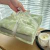 Class A Knitted Cotton Washed Double Yarn 4-piece Set Of Small Floral Comforter Set Hosiery Style