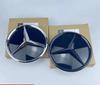 The Front Grille Star Logo Badge Mirror Bottom 3D ABS Logo for Amg W205 W176 W212 W218 C117 CLA GLA CLS GLC Class