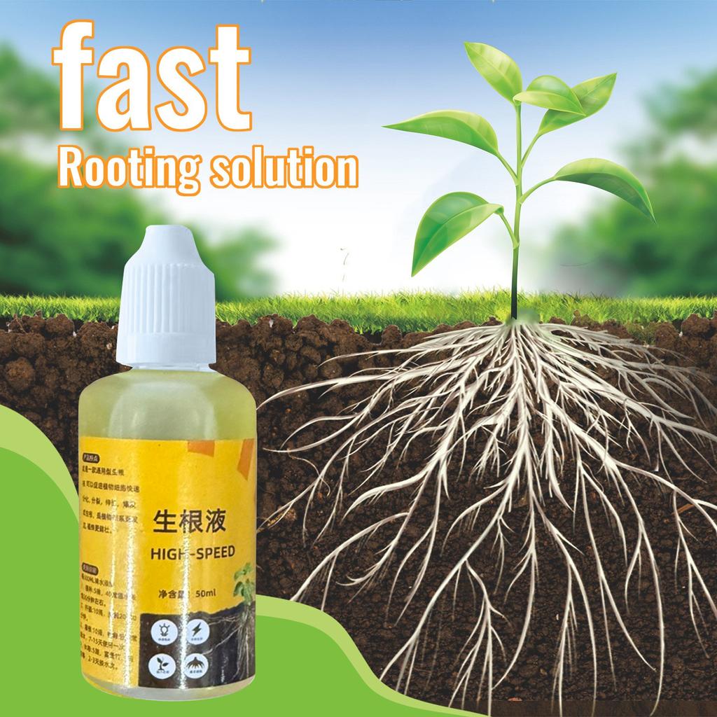 High-Speed Root Growth Liquid for Plants Enhanced Rooting Solution for Cuttings and Seedlings, 100ml Bottle