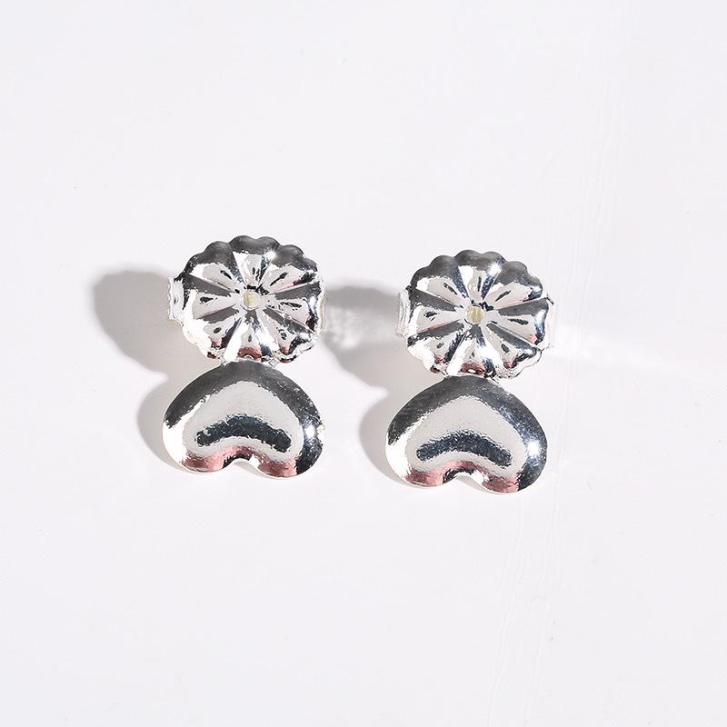 Heart-Shaped Earring Support: Anti-Fall, Anti-Droop Lifter & DIY Jewelry Accessory