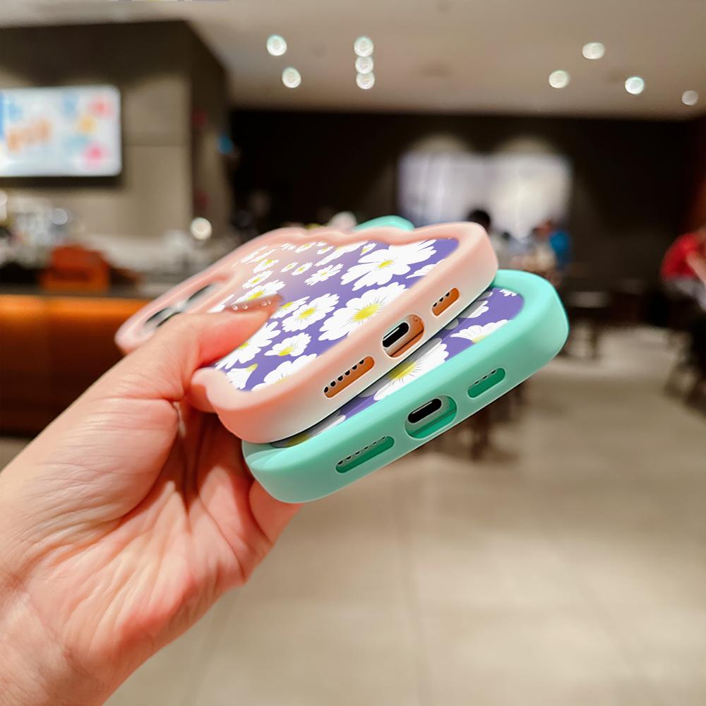 Sunflower Silicone Soft Phone Case for iPhone 16 15 14 13 12 11 Pro Max XS X XR Plus Anti-Scratch, Shockproof Fit Trendy Cover