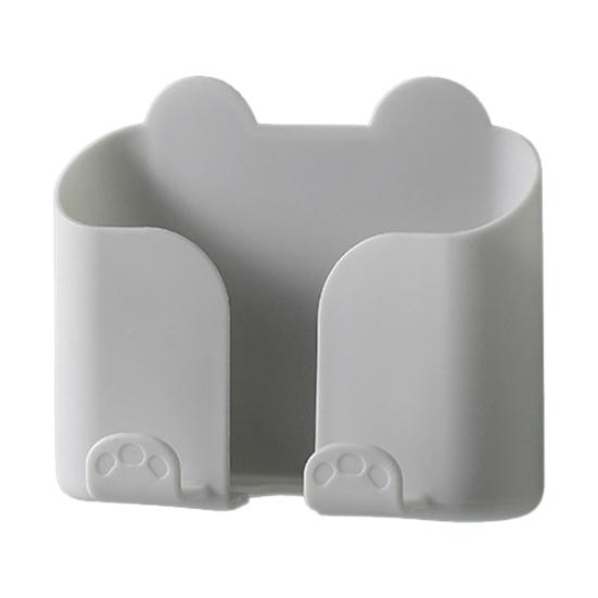 Wall Organizer with Hook Self-adhesive PP No Drilling Mobile Phone Plug Holder Office Supplies