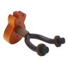 Guitar Hangers Hook Wall Mounted Beech Wood Iron and Rubber Guitar Holder Hook for Home Music Instrument Shops