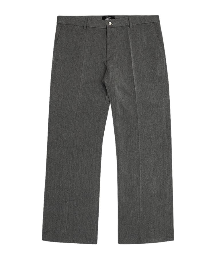 Seuteulaikeu Elegant Bootcut Trousers (Grey)