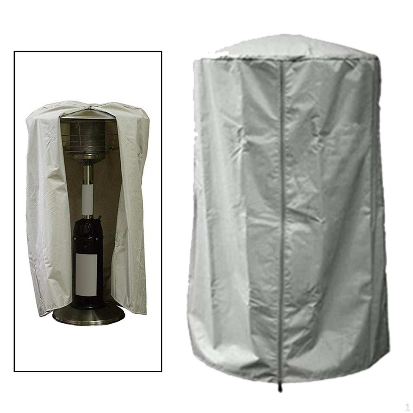 

Чохол для садового обігрівача, 24x38 дюймів, на блискавці, тканина Оксфорд сірий