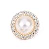 50PCS Shirt Round Pearl Buttons Shiny Alloy Clothing Button Vintage Sewing Button Clothing Sewing