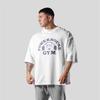 LYFT Jointly Men Running Sports Cotton T-shirt Gym Fitness Bodybuilding Loose Print Shirt Summer Male Jogging Training Tee Tops