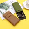 Waterproof Glasses Case Lightweight Eyeglasses Holder Leather Sunglasses Box Bag  Female/Male
