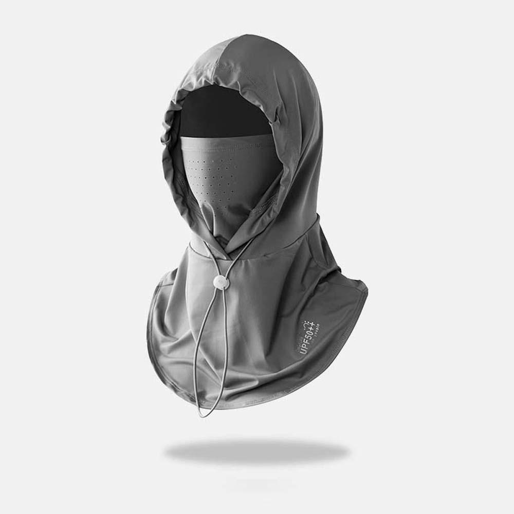 Breathable Sunscreen Hat With Mask Shawl Elastic UV Protection Mask Anti-UV Balaclava Hat Beach
