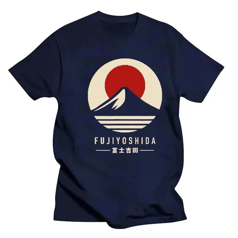 2025 Fujiyoshida Japan Fujiyoshida Fuji Fujiyoshida Mt.mens Summer Short Sleeve Fashion T-shirt Caual Short Sleeve Men Tops Tees