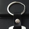 Compact Rectangle Keychain With Unseamed Cap Opener Functionality Elegant Key Holder For Essential Storage