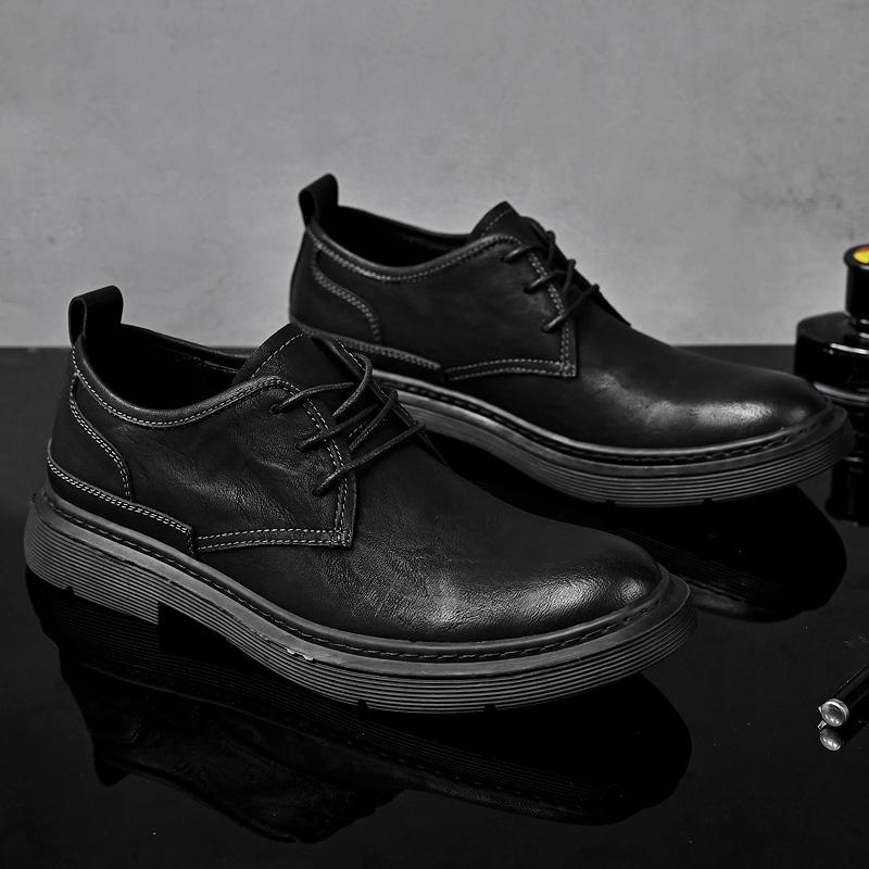 Fashion Luxury Brand Men Comfy Driving Shoes2025New Flat Designer Outdoor Shoes Casual Leather Walking Shoes Classic Lace-Up Oxford Shoe