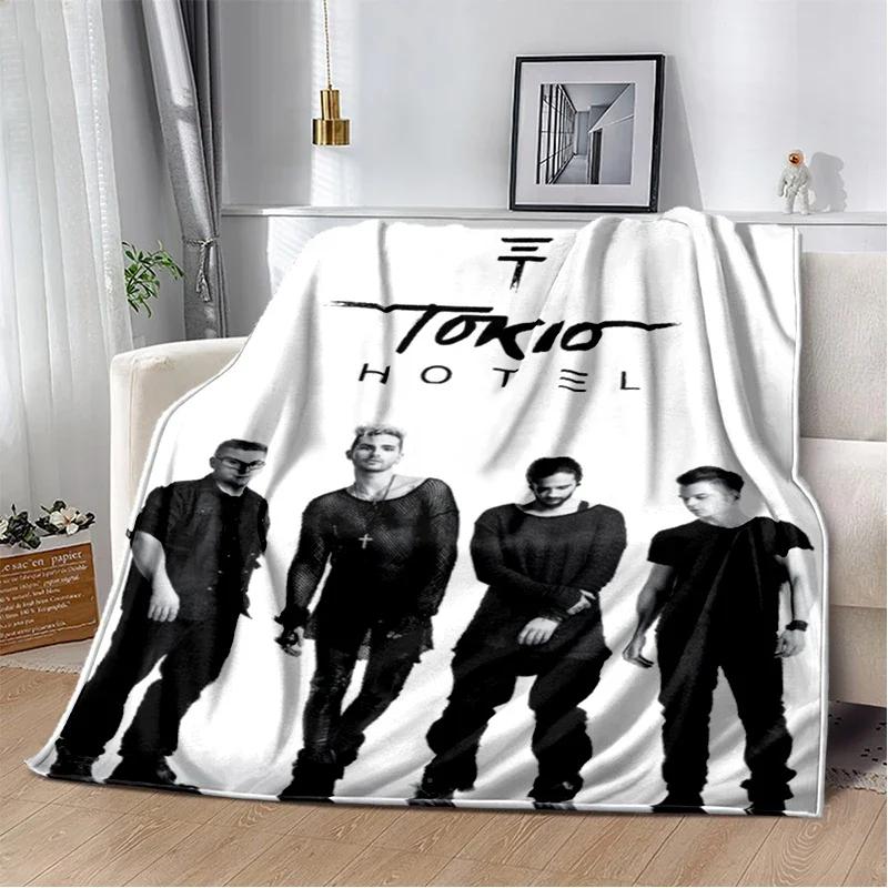 Bill Tom Kaulitz Tokio Hotel Rock Band 2025 New Style Blanket,Soft Throw Blanket for Home Bedroom Bed Sofa Cover Kids Gift Cover