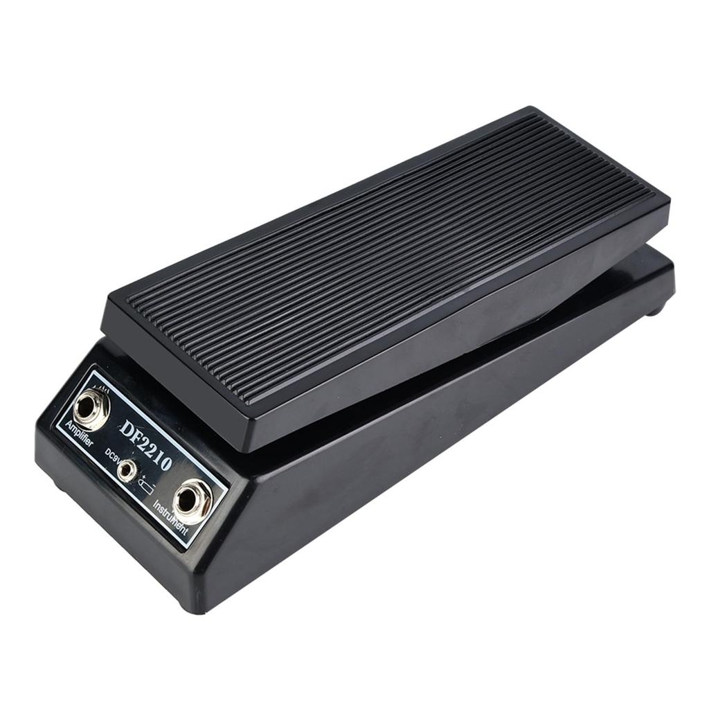 DF2210 Classic Wah Guitar Effect Wide Standard for and Guitar Players Pedal, Range, Foot-Controlled On/Off Button, Included, Bands, DJs,