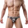 Men Briefs T Shape Low Waist U Convex Pouch Casual Men G-string for Sleeping