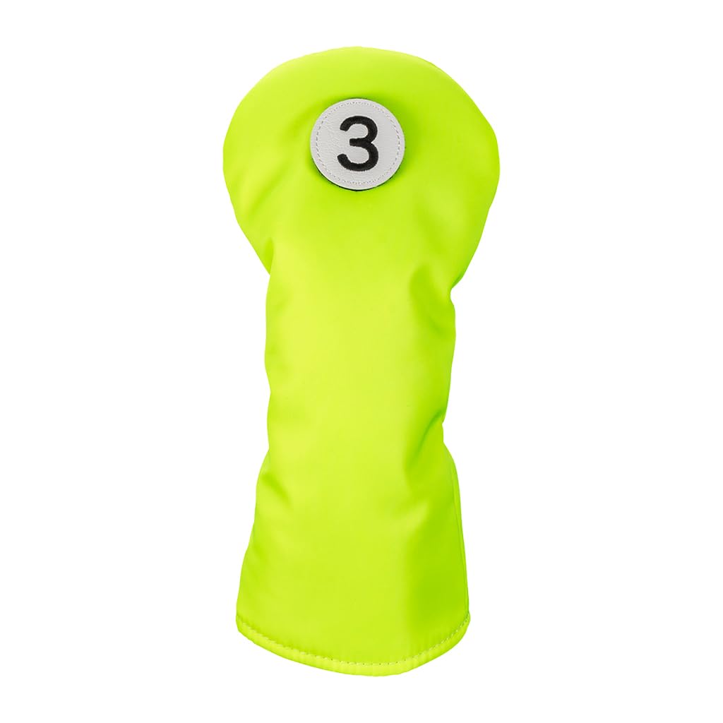 LITE Standard Fairway Wood Fluorescent Headcover, Yellow, H-465(660)