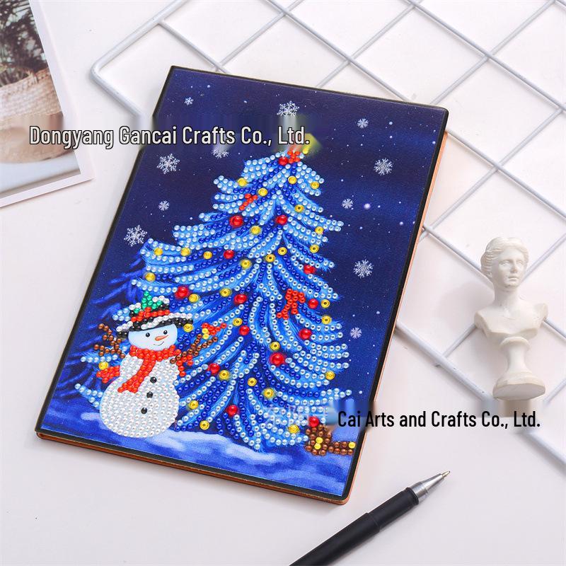 Diamond Painting DIY Notebook: Special-Shaped Shiny Design, 50 Pages, Perfect Christmas Holiday Gift